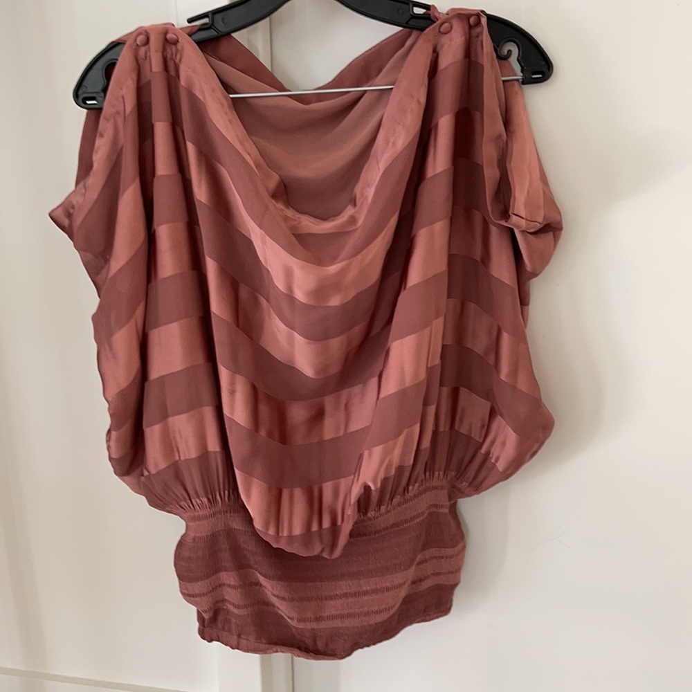 Versatile metallic multiple wear top/skirt